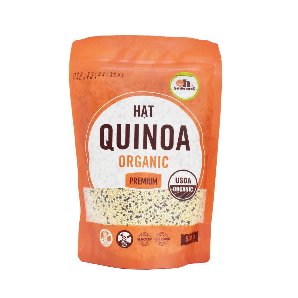 Hạt Diêm Mạch Quinoa Mix Hữu Cơ Smile Nuts Túi 500g - Nhập Khẩu Từ Peru