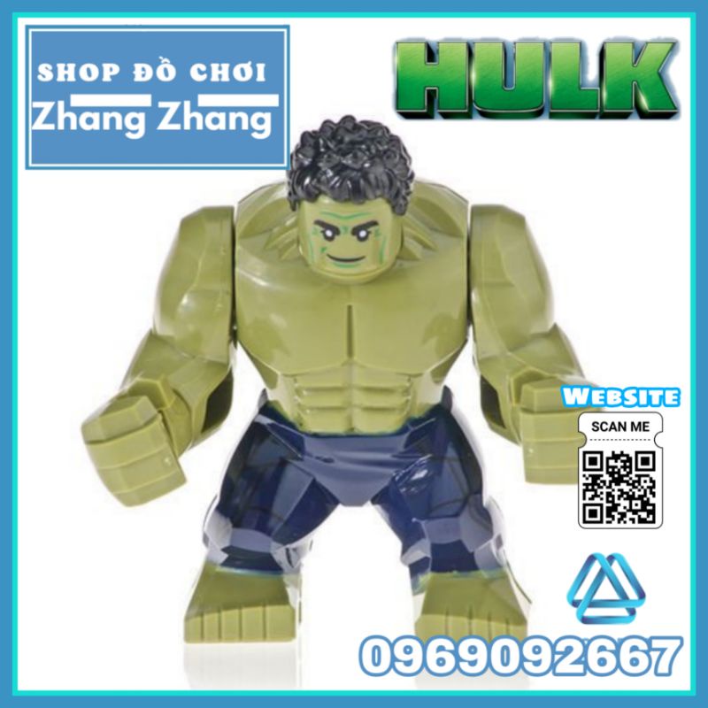 Đồ chơi Xếp hình Hulk Khổng lồ xanh Endgame Minifigures Xinh Xh1052