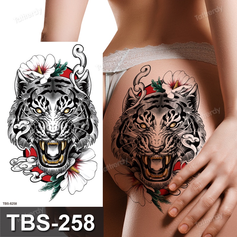 1 Hình Xăm Dán Tạm Thời Hình Geisha Phong Cách Nhật Bản Chống Thấm Nước Trang Trí Cánh Tay Chân