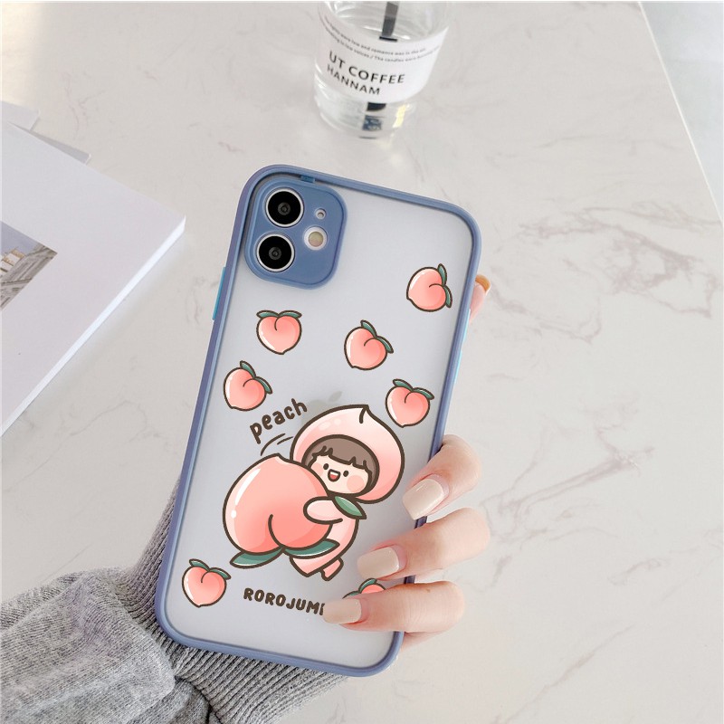 Ốp lưng Iphone RORO JUMP viền màu iphone 6/6plus/6s/6s plus/ 7/ 7plus/ 8/ 8plus/x/xs/ xs max/ 11/ 11 promax/12 /12