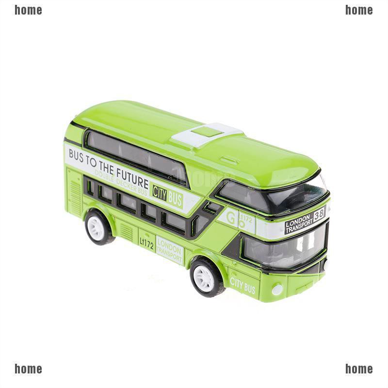 Xe Buýt 2 Tầng Bằng Kim Loại Tỉ Lệ 1: 43 Độc Đáo Sống Động