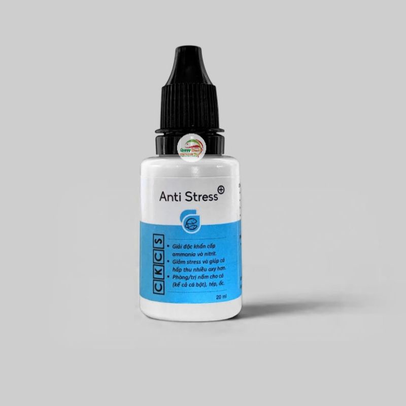 ANTI STRESS - Giải Độc Khẩn Cấp, Giảm Căng Thẳng và Phòng cho Cá Cảnh