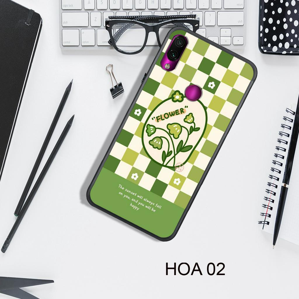 Ốp Lưng  XIAOMI REDMI 7 - REDMI NOTE 7/7 PRO - REDMI NOTE 5/5 PRO - REDMI NOTE 6/6 PRO , In Hình HOA, Màu Sắc Bắt Mắt.