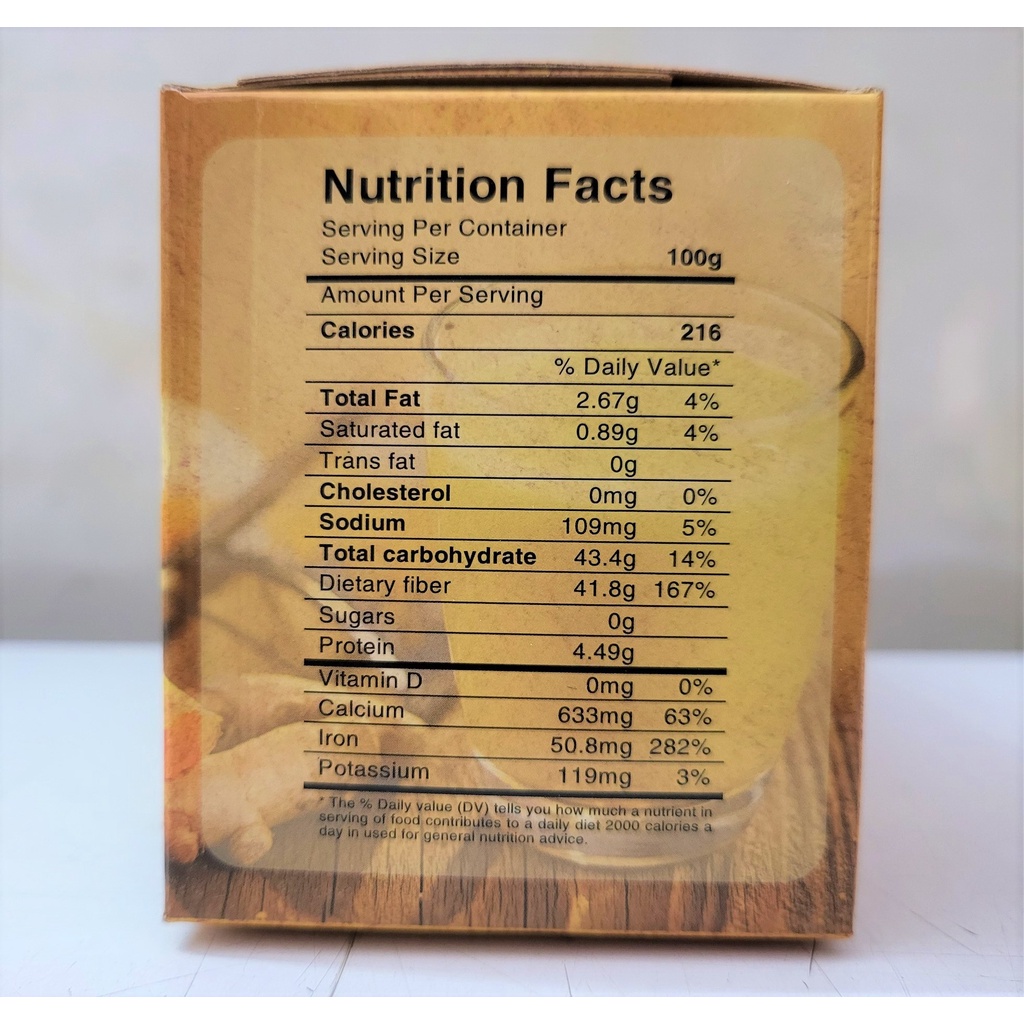 [Hộp 60g (30 túi lọc)] TRÀ NGHỆ NGUYÊN CHẤT [VN] HÙNG PHÁT Pure Tumeric Tea