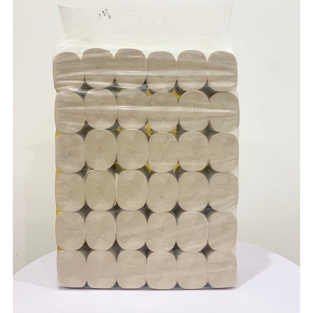 Bịch 36 cuộn giấy vệ sinh baihou nội địa trung không lõi siêu dai