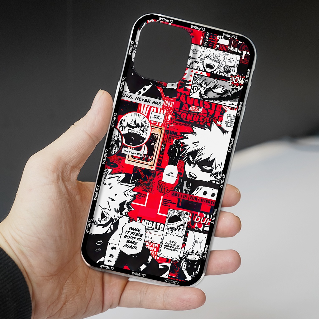 Ốp lưng iphone anime My Hero Academia Bakugo Deku phụ kiện điện thoại ốp điện thoại trang trí thời trang