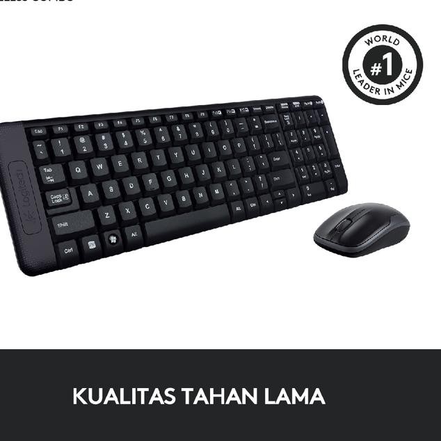 Bàn Phím + Chuột Không Dây Logitech Mk215