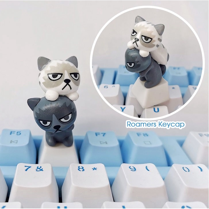 Keycap Mèo Phím Lẻ Rời Mèo Hộp