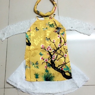 Combo 6 bộ áo dài cách tân cho bé gái