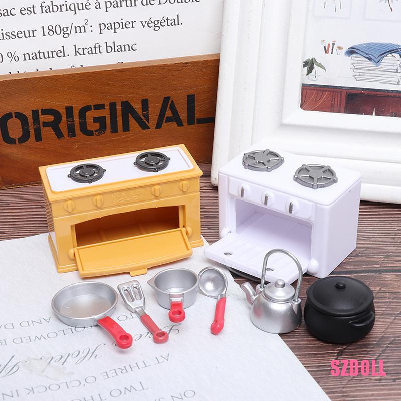 Mô Hình Đồ Chơi Dụng Cụ Nấu Ăn Nhà Bếp Cho Búp Bê Tỉ Lệ 1:12