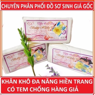 Khăn vải khô đa năng baby hiền trang 300g gói