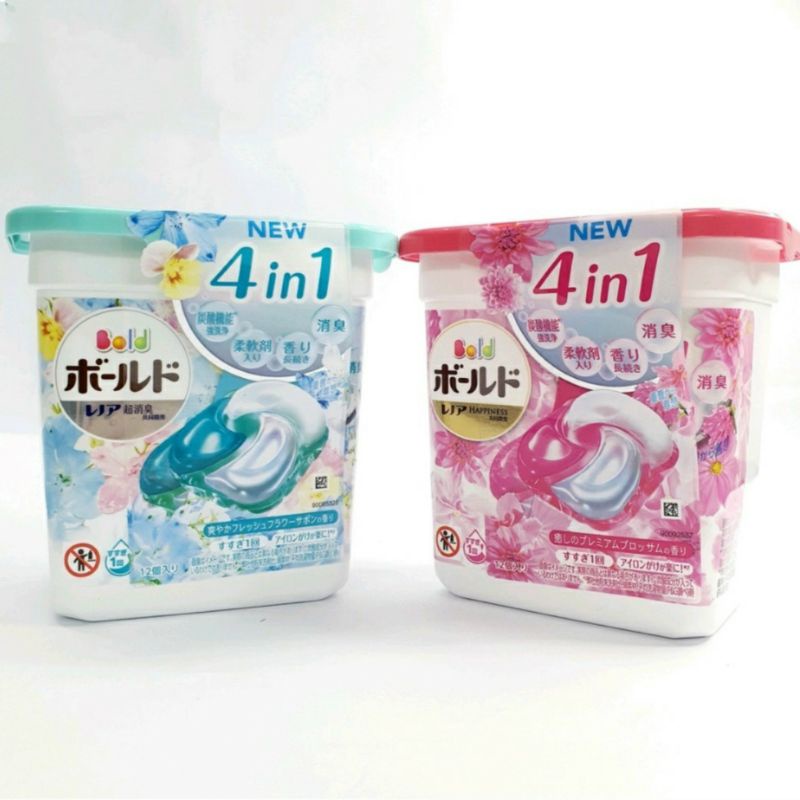 Viên Giặt Xả Quần Áo Gellball 4D Bold Nhật Bản