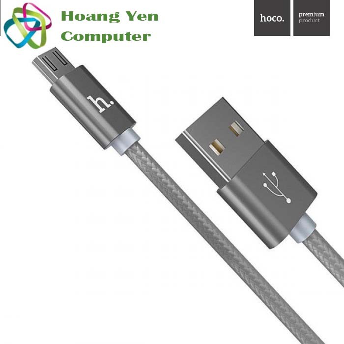 Cáp sạc Micro usb Hoco X2 cho Android dài 1m chính hãng - BH 6 tháng