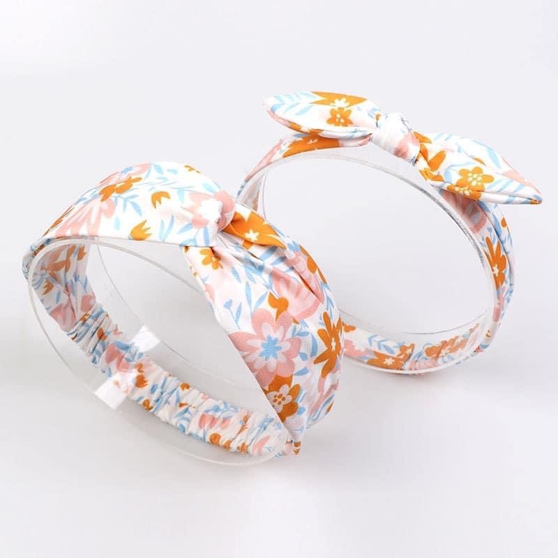 [Hình thật] Set turban cho mẹ và bé