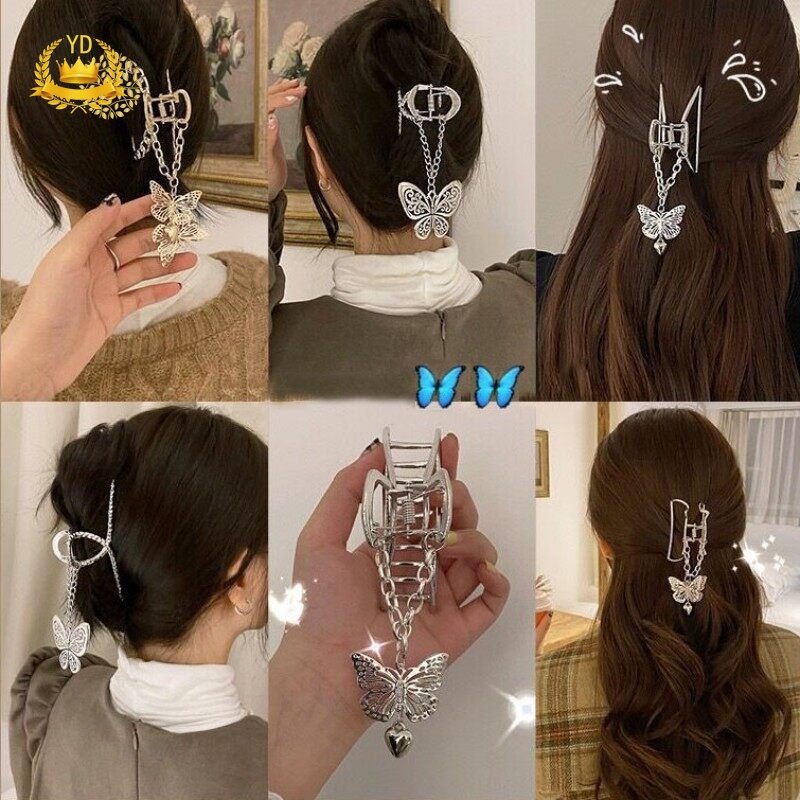 Kẹp tóc phối bướm phong cách Hàn Quốc cho nữ tùy chọn kiểu dáng