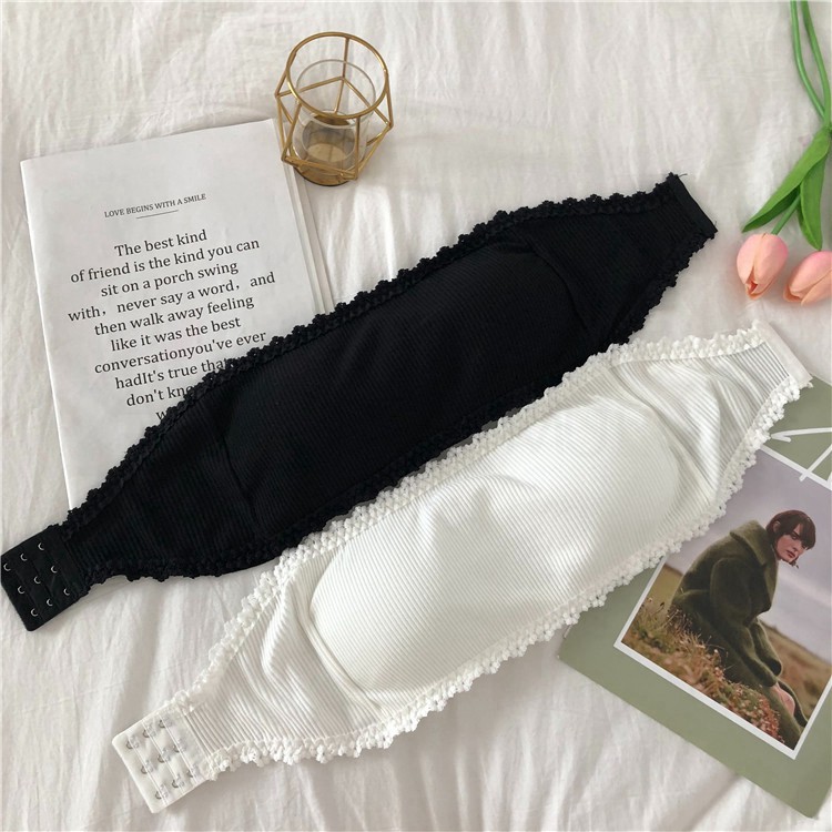 [RẺ VÔ ĐỊCH] Áo bra ren nữ len tăm không dây thể thao nâng ngực -Áo bralette cotton mềm không gọng mút mỏng cài sau Y24 | BigBuy360 - bigbuy360.vn
