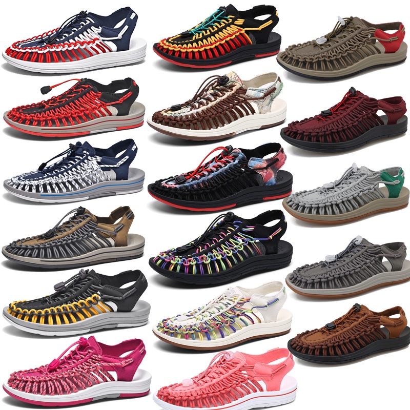 [AA Sports] Dép Nam Thoáng Khí Size Lớn 35-48 Dép Dệt Nam Nữ Giày Thường Ngày