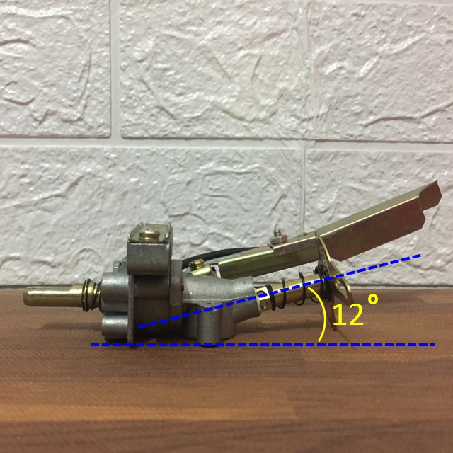 Ổ Cụm Đánh Lửa Bếp Gas Dương Kính 12 Độ Cho Bếp Gas Phổ Thông Phẳng Mặt Trước