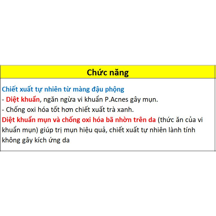 1L CHIẾT XUẤT MÀNG VỎ ĐẬU PHỘNG - Nguyên liệu mỹ phẩm dành cho da mụn