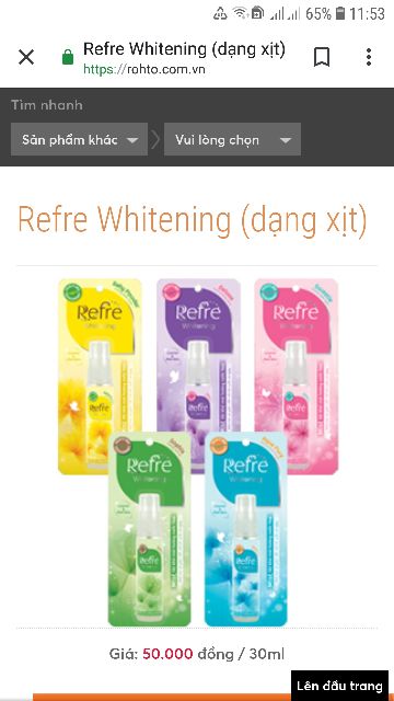 Xịt khử mùi REFRE Hương Nước Hoa | BigBuy360 - bigbuy360.vn