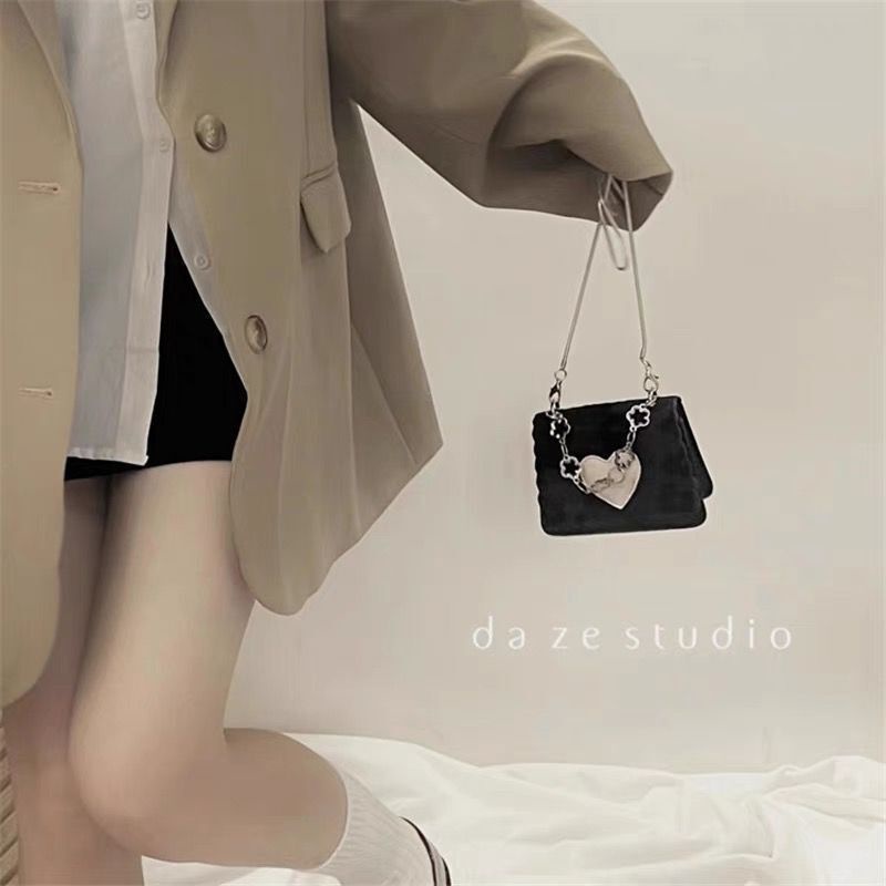 Túi Đeo Chéo Mini Màu Đen Thời Trang Xu Hướng Cao Cấp 2022 Cho Nữ túi dáng vuông