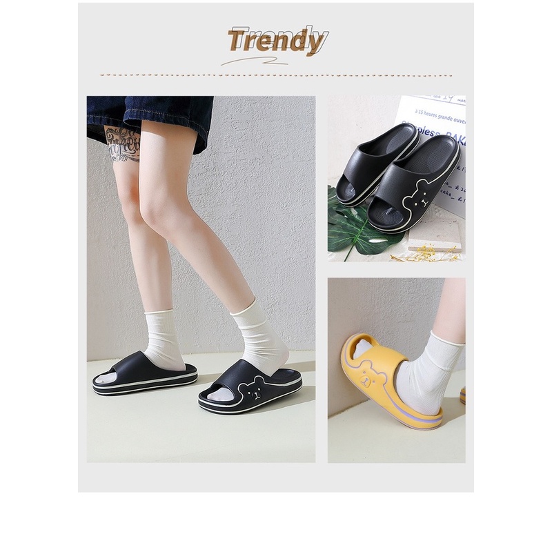 Dép Đi Trong Nhà Đế Dày Mềm Mại Chống Trượt Thời Trang Mùa Hè Cho Nữ