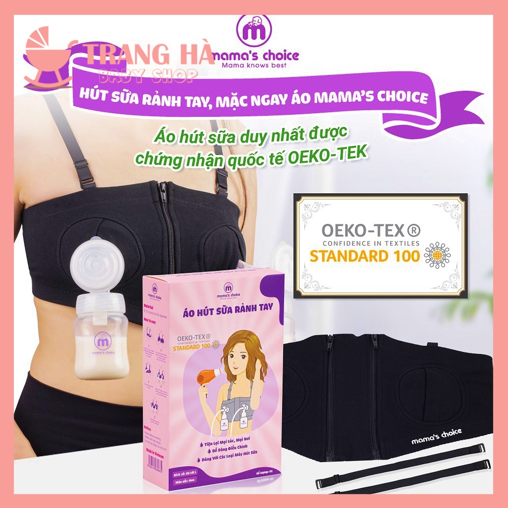 Áo Hút Sữa Rảnh Tay Có Dây Mama's Choice Phù Hợp Tất Cả Dòng Máy Hút Sữa Chất Liệu Cao Cấp Thoáng Khí