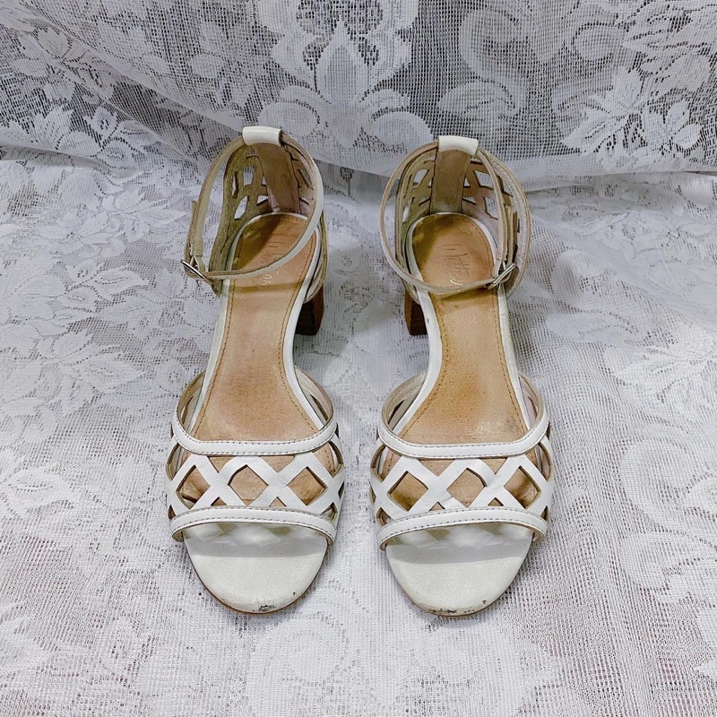 Dép da cao gót 2hand