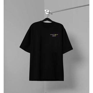 Áo phông tay lỡ unisex nam nữ cotton ADLV GẤU, Áo thun unisex Basic nam nữ