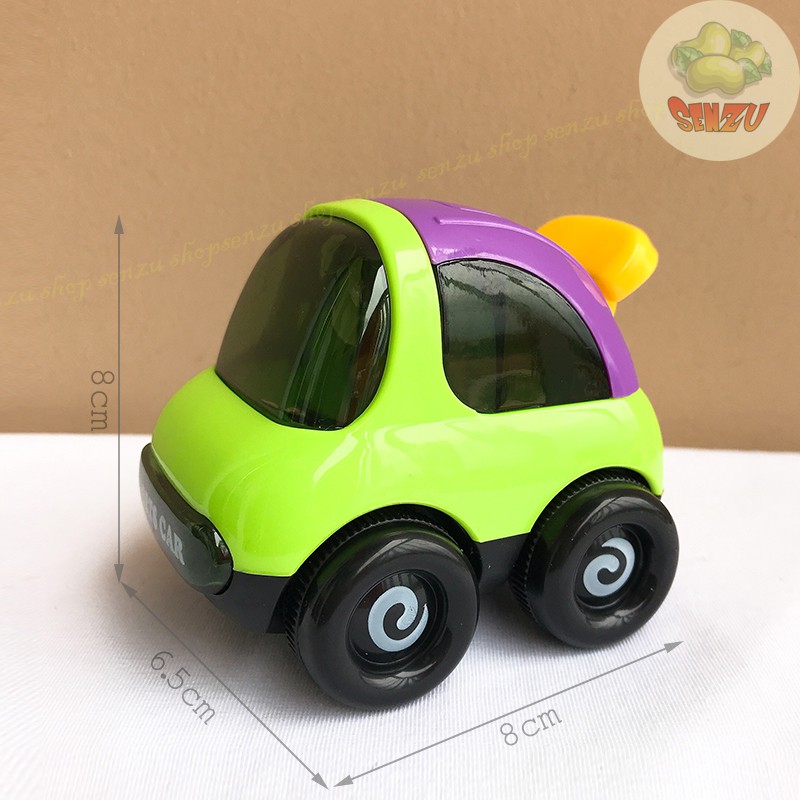 Xe ô tô đồ chơi SENZU KIDS chạy bằng dây cót màu sắc dễ thương cho bé