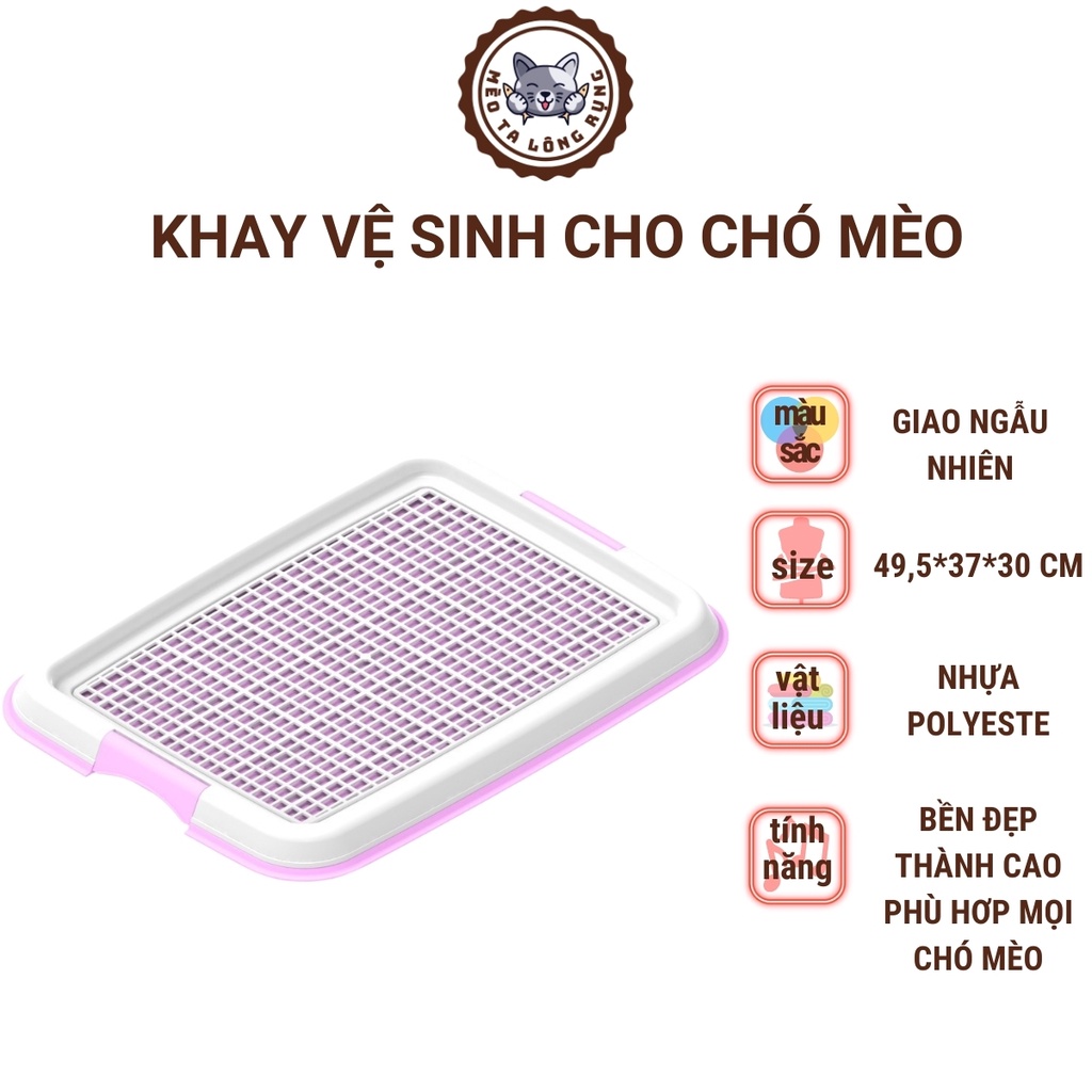 Khay vệ sinh cho chó mèo