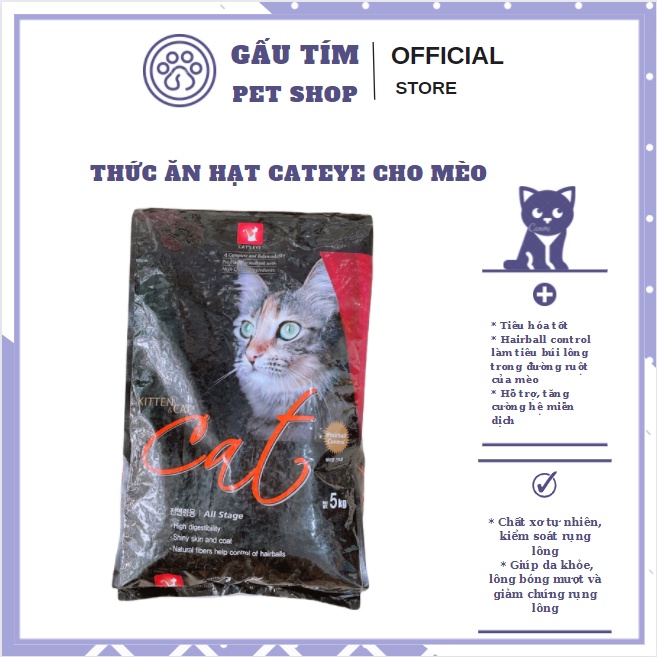 Thức ăn cho mèo - Hạt CATEYE 5kg