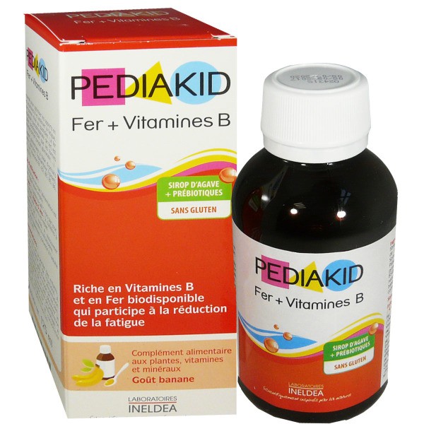 PEDIAKID FER & VITAMINES B (Cung cấp Fe & Vitamin B) 125ML