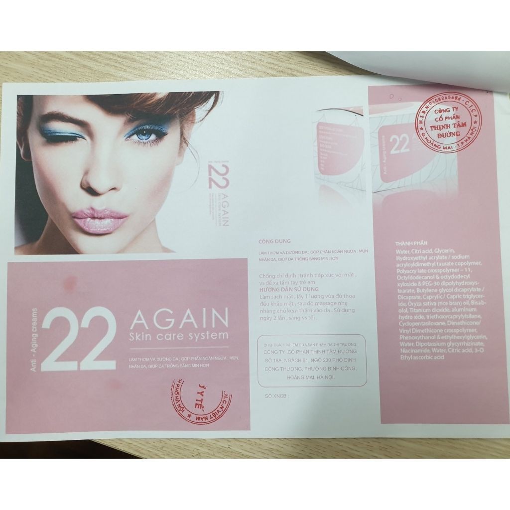 [Mua 3 Tặng 1] Kem Dưỡng Da Chống Lão Hóa - 22 Again [CHÍNH HÃNG] | BigBuy360 - bigbuy360.vn