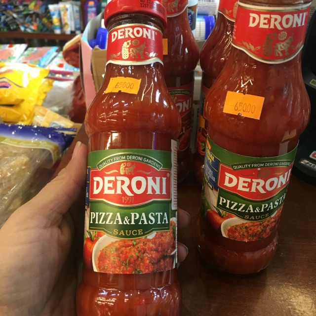 Nước sốt cà chua Deroni Pizza & Pasta 320g Shopee Việt Nam