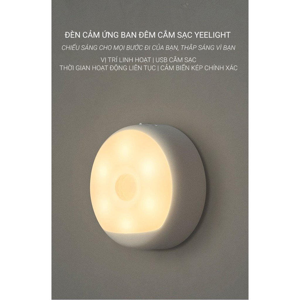 🎯️ Đèn Xiaomi cảm ứng ban đêm Yeelight Rechargeable Night Light (Pin Sạc) 🎯️