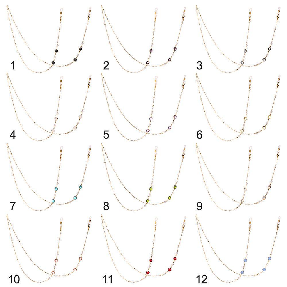 ESPO Dây Chuỗi Hạt Pha Lê Đeo Mắt Kính Giá Đỡ