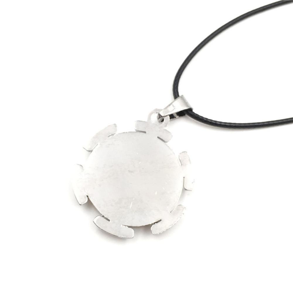 Mocho Vòng cổ Có Thể Điều Chỉnh Mặt La Bàn Luffy Ace Hat Rudder Logo Anime Đơn Giản Làm Quà Tặng