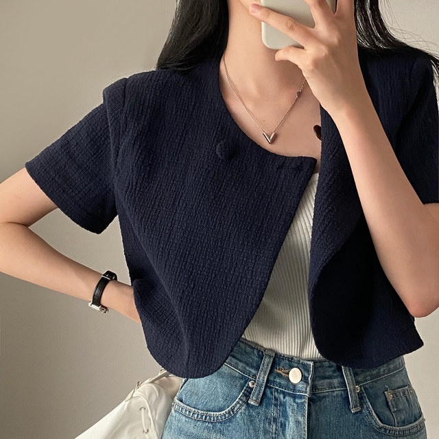 Áo Khoác Blazer Ngắn Tay Thiết Kế Mới Mùa Hè 54059