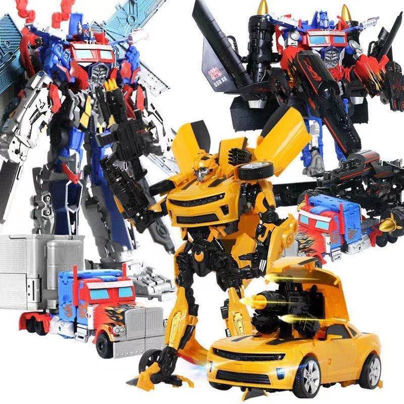 Transformers Optimus Prime Cột Bumblebee Ô tô quá khổ Mô hình Robot Trẻ em Đồ chơi Khủng long