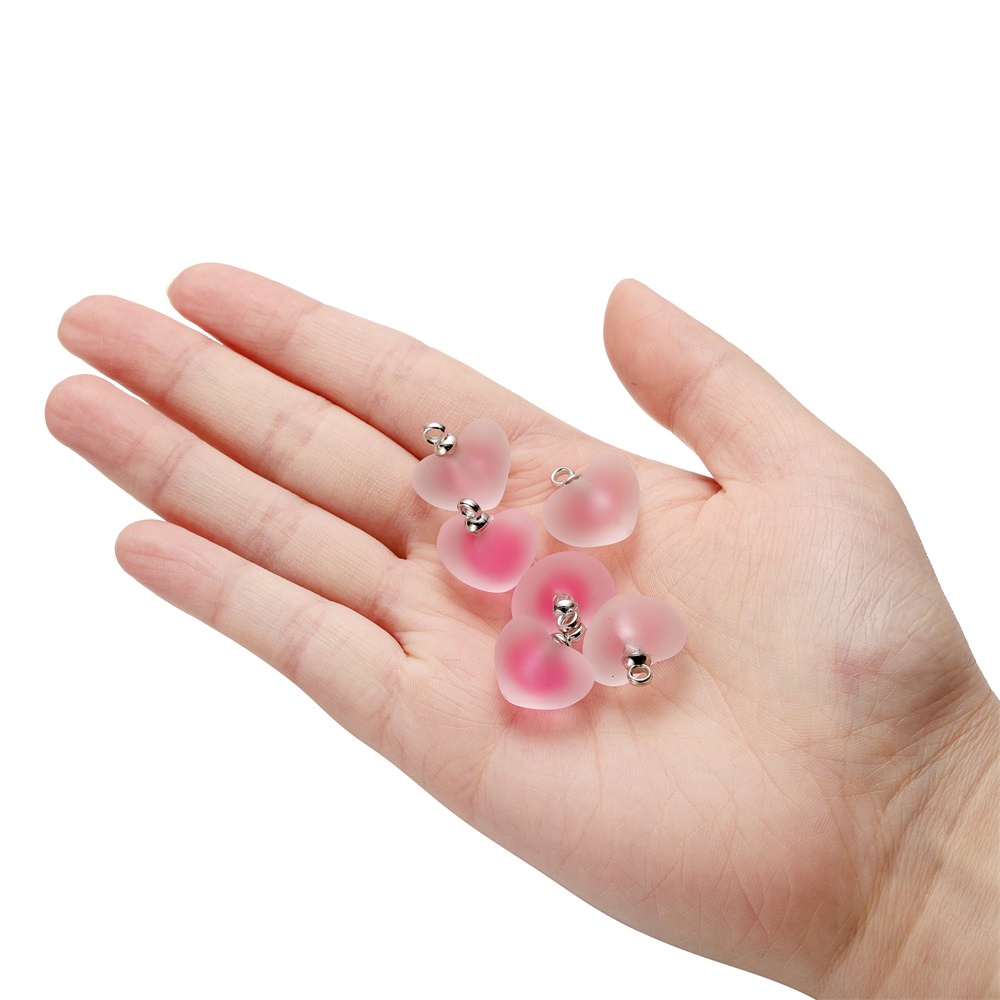 Set 5/10 Mặt Dây Chuyền Hình Trái Tim Đáng Yêu