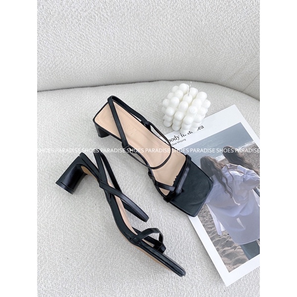 Giày Sandal Cao Gót Nữ Xỏ Ngón Dây Mảnh SH013 Shoes Paradise thời trang