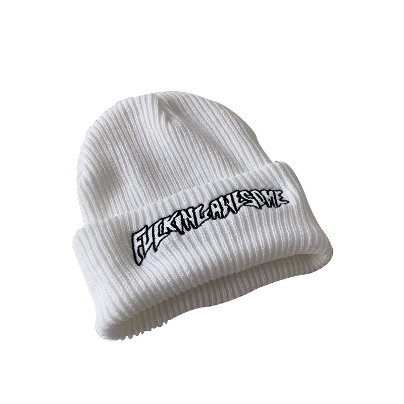 Nón beanie trùm đầu dệt kim thời trang thu đông cho cả nam và nữ