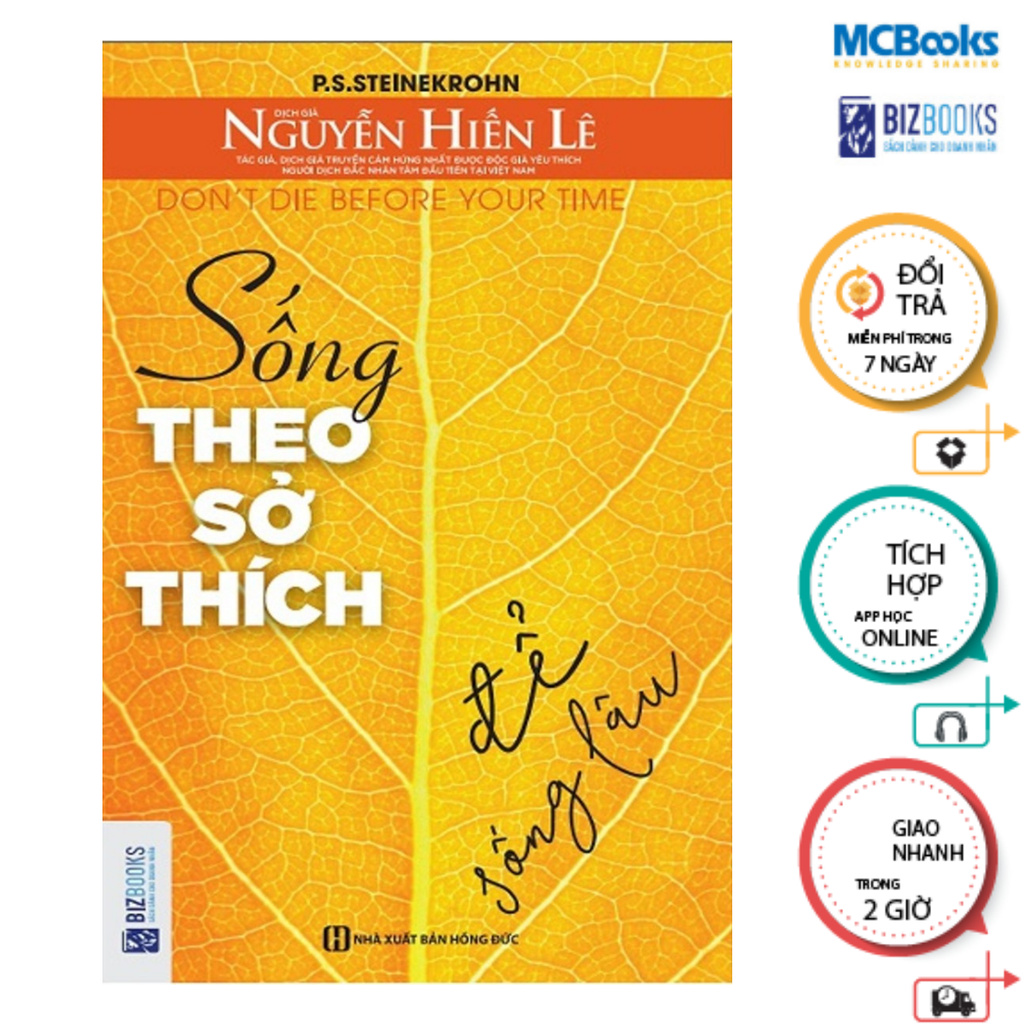 Sách - Sống Theo Sở Thích Mcbooks