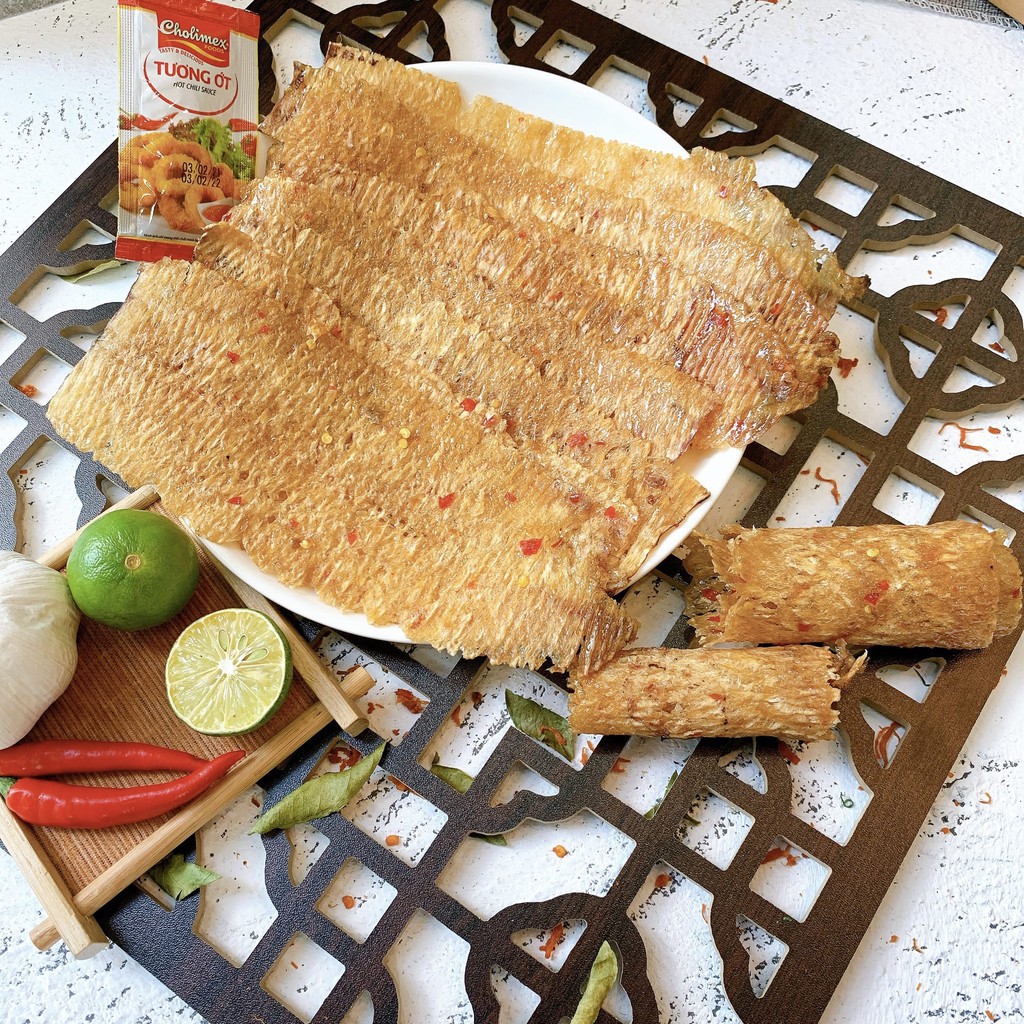 Mực cán tẩm vị 300g cay vừa thơm ngon, TUMDUM  đồ ăn vặt HÀ NỘI