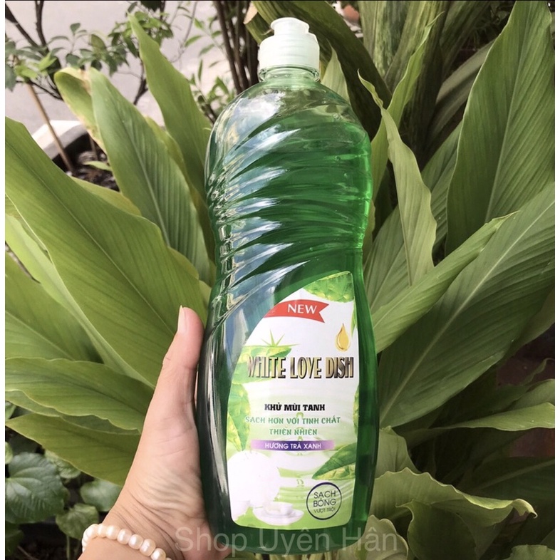 Nước rửa chén bát White Love 750ml ( siêu sạch- an toàn tuyệt đối với da tay)