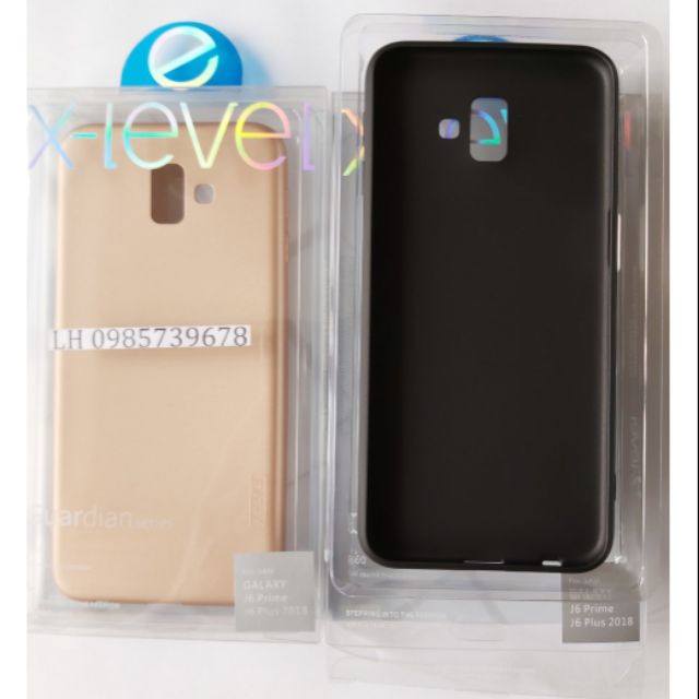 Ốp Dẻo Samsung Galaxy J6 Prime/J6 Plus 2018 Chính hãng hiệu X-LEVE (Tặng Thêm Kính cường lực cao cấp)