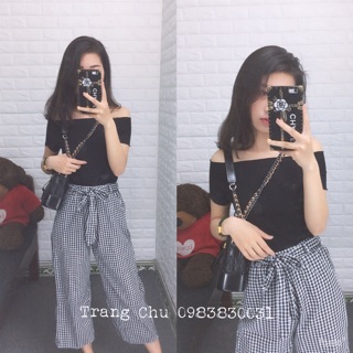 Quần suông kẻ caro 💛