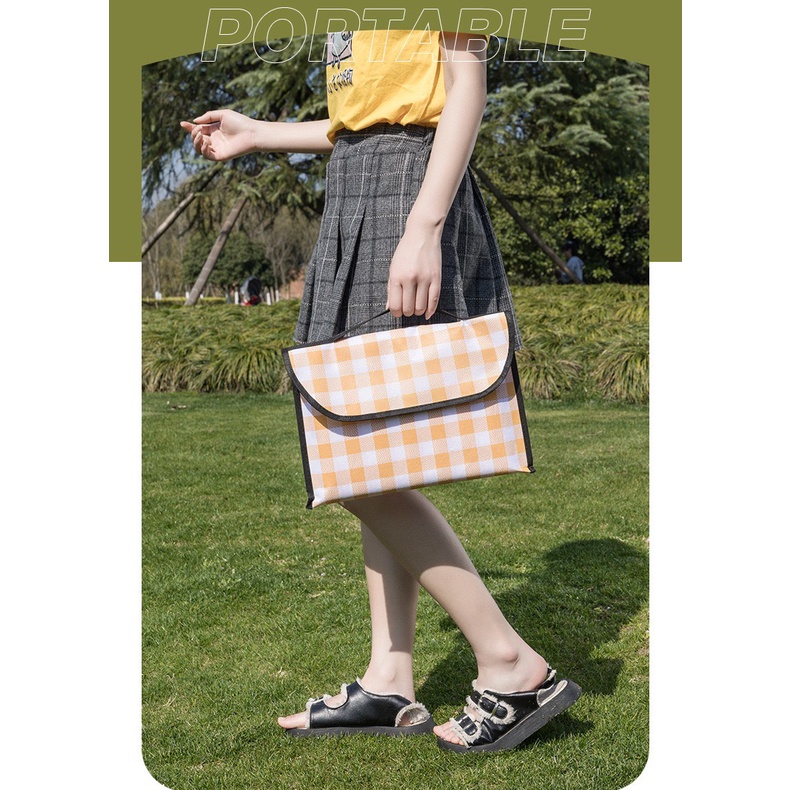 Thảm trải Picnic bạt lót du lịch dã ngoại gấp gọn tiện ích