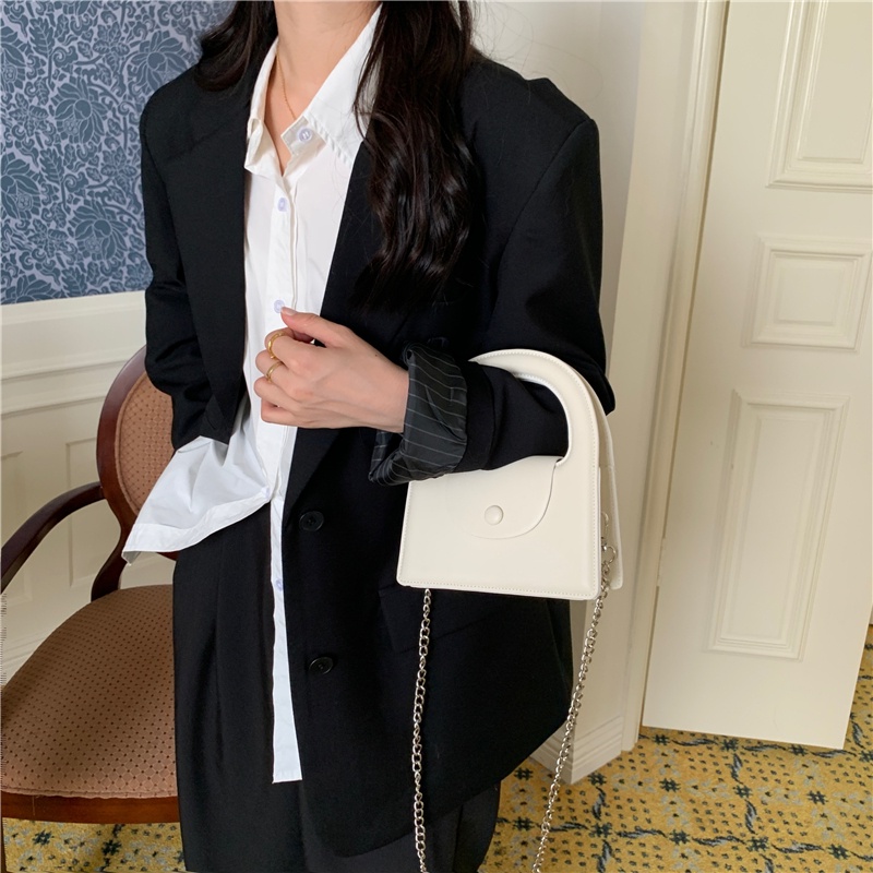 Túi Đeo Chéo Hình Tròn Nhỏ Màu Kẹo Trơn Dễ Thương Thời Trang Xuân Hè 2022 Cho Nữ